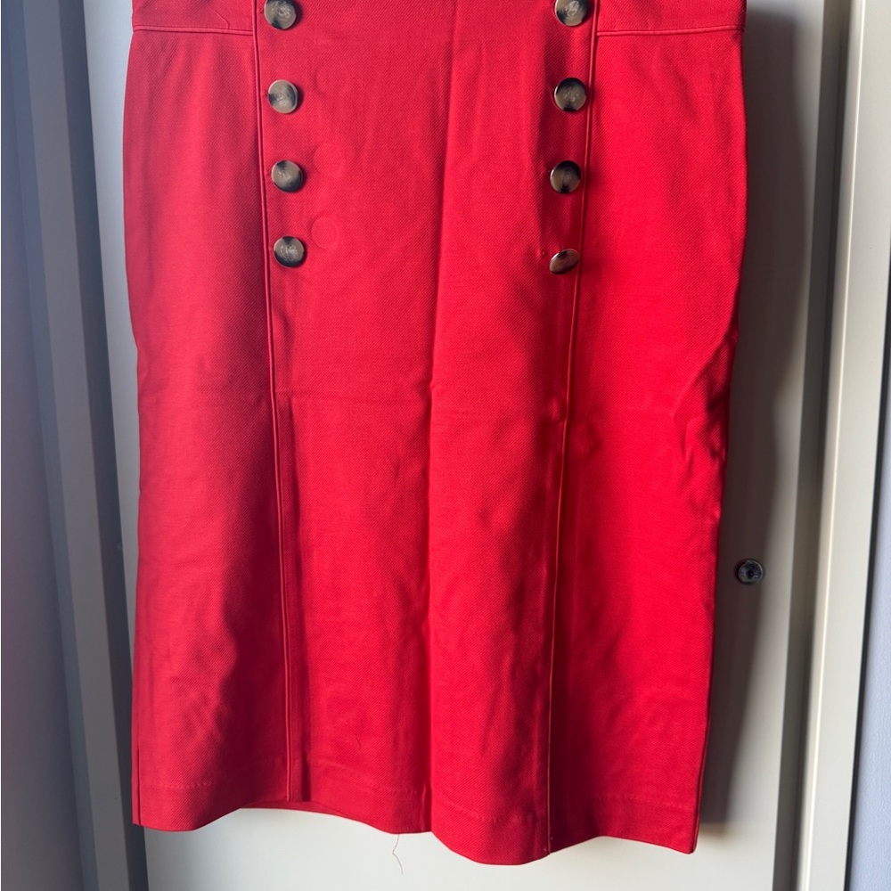 Ann Taylor Skirt with Button Detail